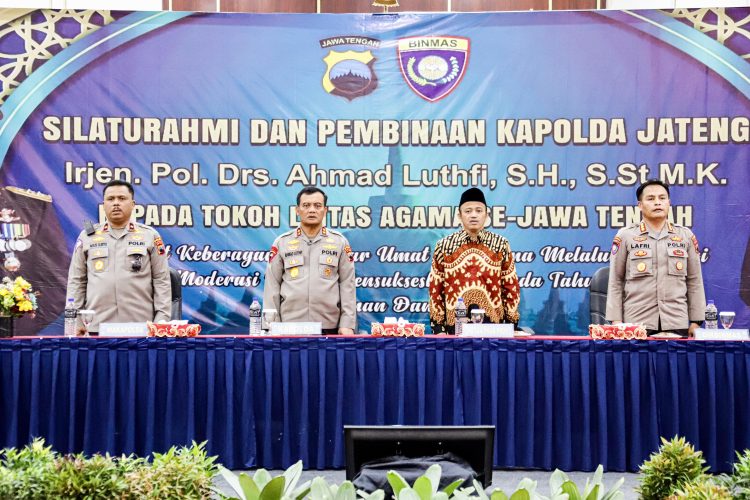 Berbagai Lintas Agama di Gandeng, Kini Kapolda Jateng Antisipasi Kerawanan di Wilayah