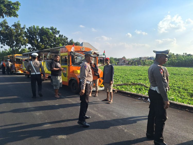 Satlantas Polresta Pati Lakukan Penindakan Odong – Odong