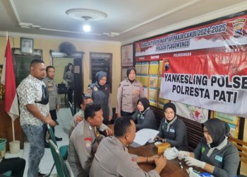 Utamakan Kesehatan Bagi Personel, Polresta Pati Gelar Yankesling