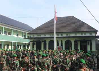 HUT ke – 79 TNI, Dandim Pati Berangkatkan 200 Prajurit
