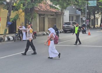 Pagi Hari, Kapolresta Pati Pastikan Kelancaran di Titik Rawan