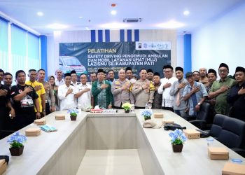 Satlantas Polresta Pati Gelar Safety Driving Pelatihan Bagi Pengemudi Ambulans dan MLU