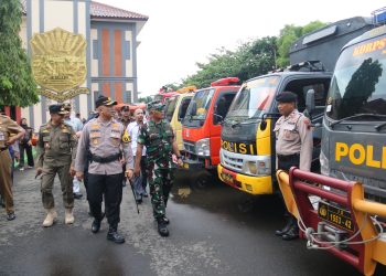 Wujud Komitmen Hadapi Bencana, Kini TNI – Polri dan Stakeholder Terkait Apel Bersama
