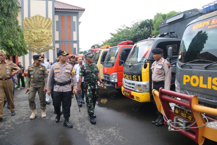 Wujud Komitmen Hadapi Bencana, Kini TNI – Polri dan Stakeholder Terkait Apel Bersama
