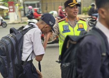 Prioritaskan Keselamatan Pelajar, Kini Kaporesta Pati Cek Lalu Lintas