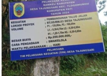 Sesuai Standar dan Kualitas Terbaik, Kades Tajungsari Klarifikasi Keterlambatan Pengerjaan Bankue di Tahun 2024