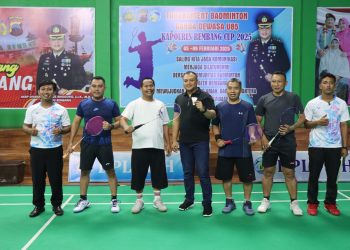 Kapolres Rembang Dorong Pembinaan Atlet Lewat Turnamen Badminton