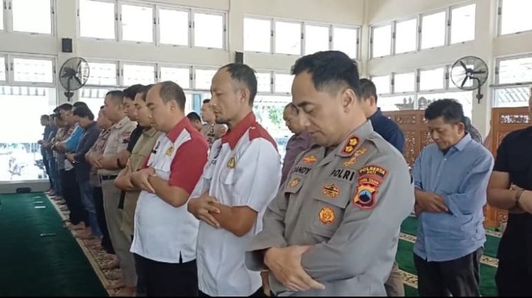 Doakan Tiga Personel Polri Gugur, Polresta Pati Kuatkan Solidaritas