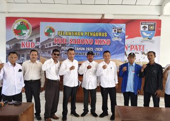 Pengurus KUD Sarono Mino Periode 2025 – 2030 Resmi Dilantik, H. Utomo Pimpin Kepengurusan Baru