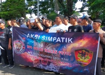 Ratusan Warga Kudus Dukung UU TNI Dalam Aksi Damai
