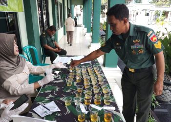 150 Personel Kodim Pati Jalani Tes Urin, Bukti Serius Perangi Narkoba