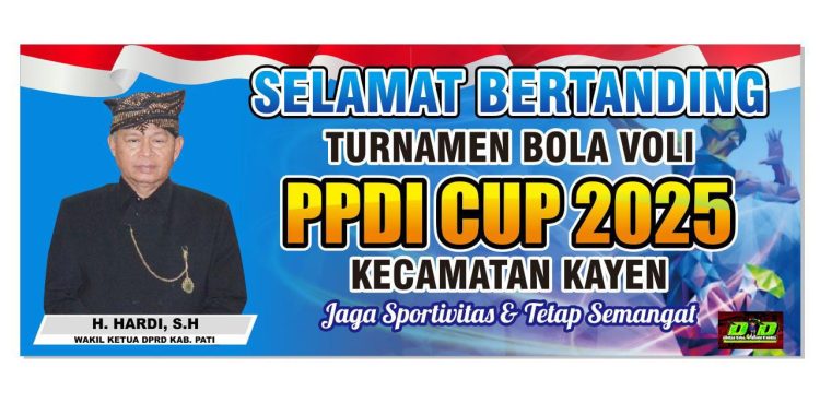 H. Hardi : Kebersamaan Berkobar di Turnamen Voli PPDI Kayen