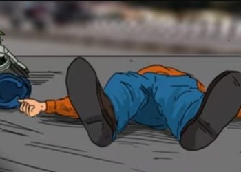 Pemotor Tewas, Usai Tabrak Beton Proyek Jalan