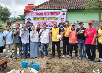 Peletakan Batu Pertama Kapolres Rembang, Persiapan Pos Polisi