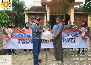 Bansos Tahap III PP Polri Pati, Wujud Kepedulian untuk Korban Banjir