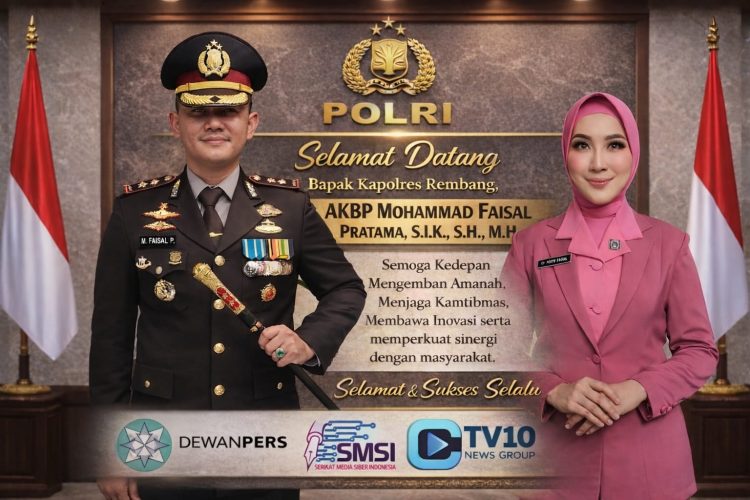 Mutasi Polri, Tongkat Komando Polres Rembang Berpindah ke AKBP Faisal Pratama