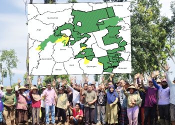 Warga Dumpil-Gesengan Warning Pemerintah, Tolak Yonif TP “Jangan Rampas Hutan Sosial Kami”