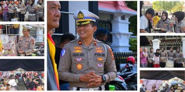 Nikmati Makan Gratis di Alun-Alun, Kelenteng Hok Tik Bio dan Polisi Bersatu